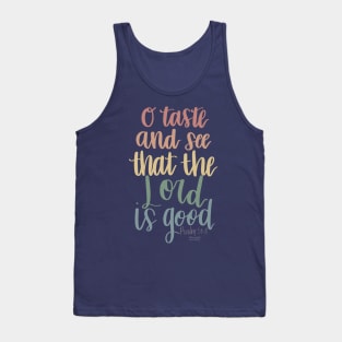 The Psalm 34:8 Tank Top